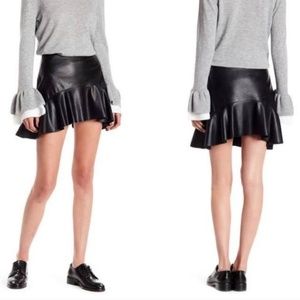Leather skirt